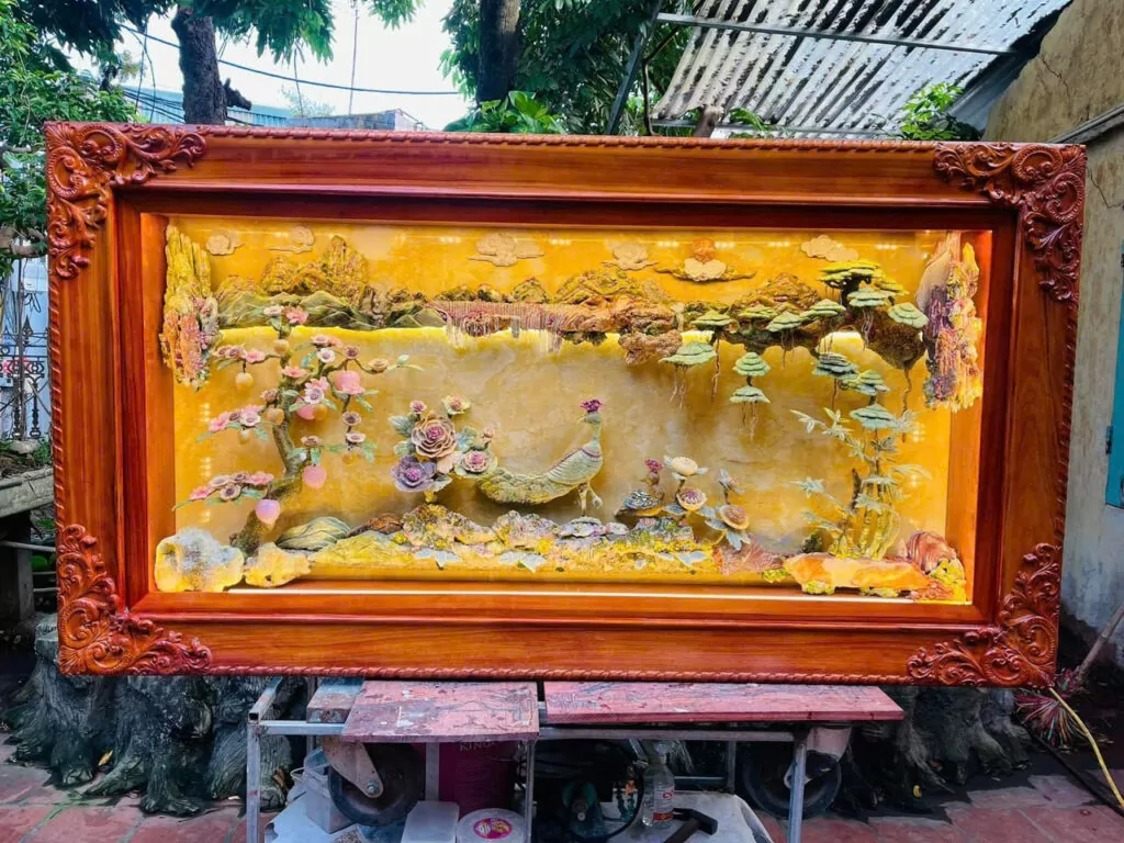 Cách bảo quản tranh đá quý bền đẹp